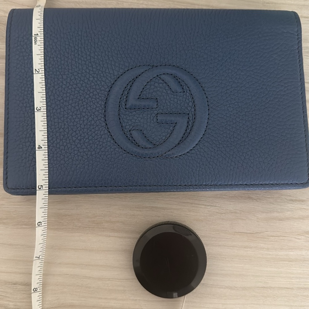 ‼️SOLD‼️   Gucci Leather Crossbody Bag blue - Picture 9 of 9